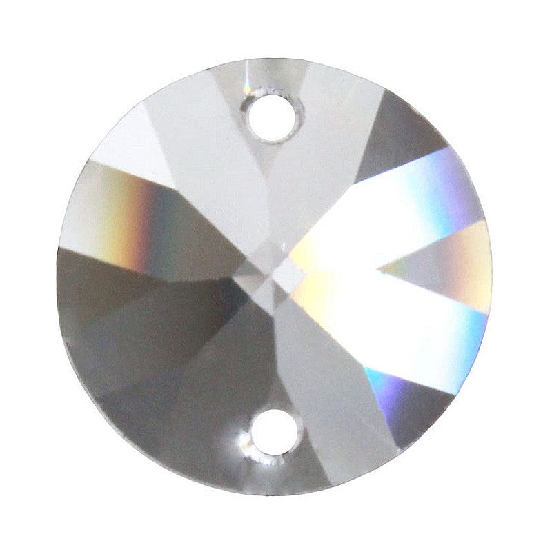 2-Loch Prismen B - Rivoli 14mm  | facettiert geschliffen