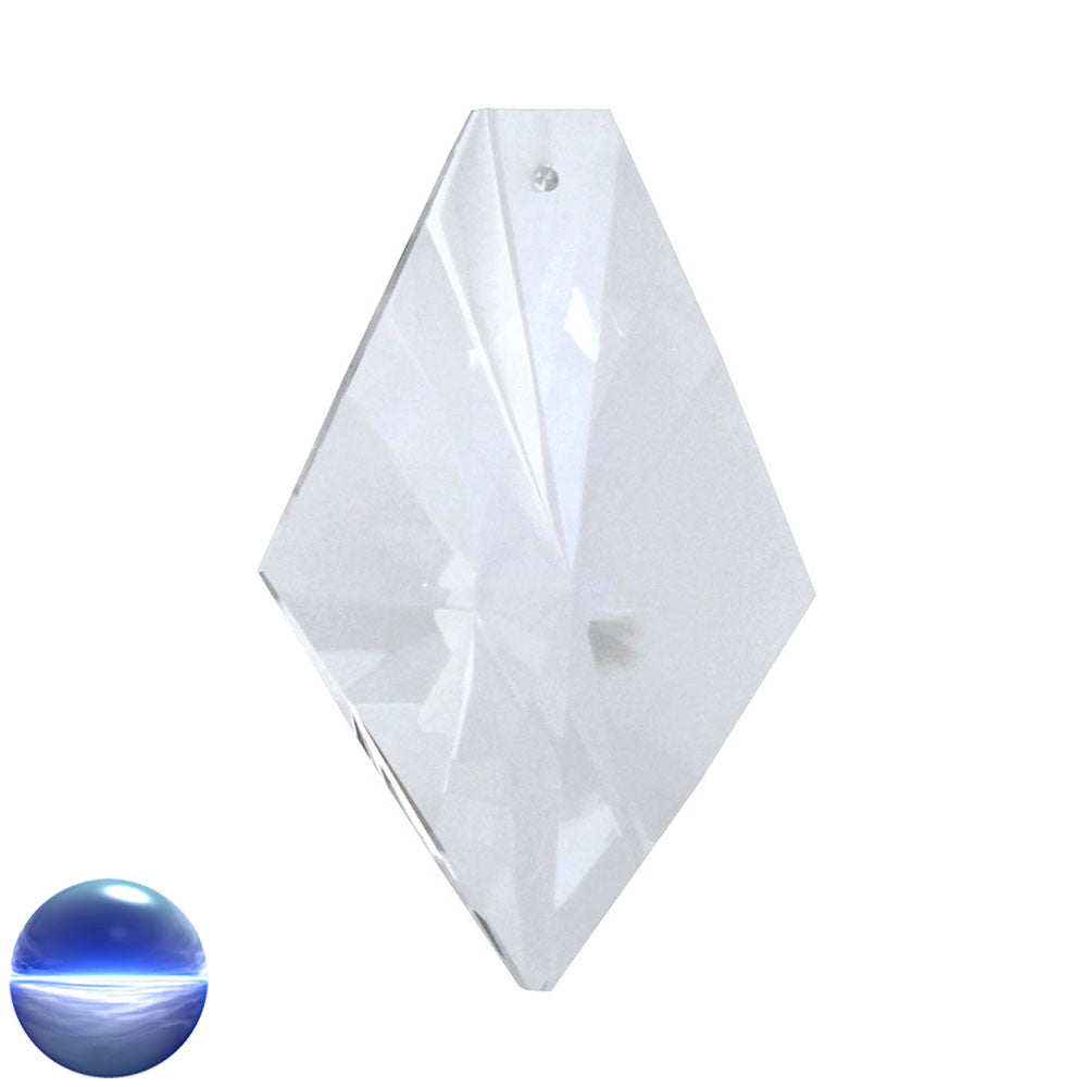 Glaskristall A - Raute Sonne 76mm | facettiert geschliffen