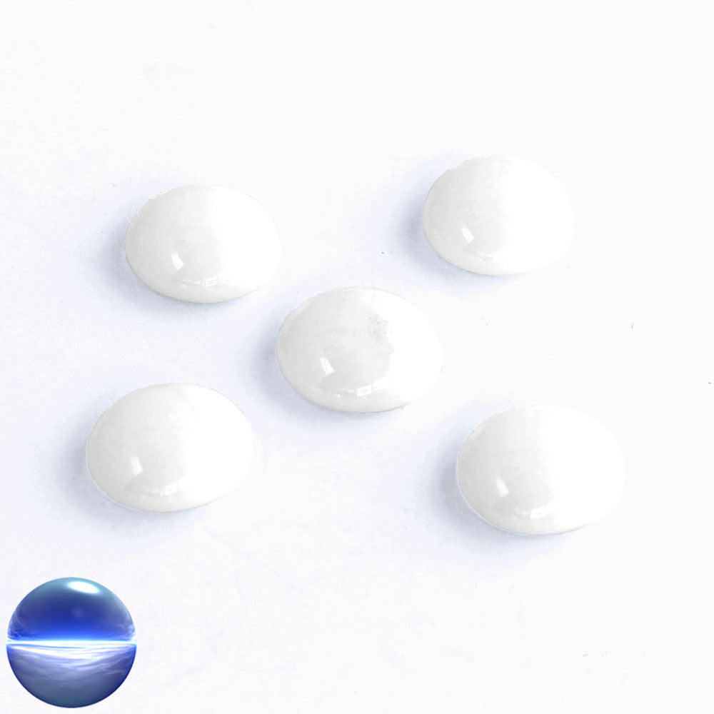 Glasnuggets - weiss opak 20mm