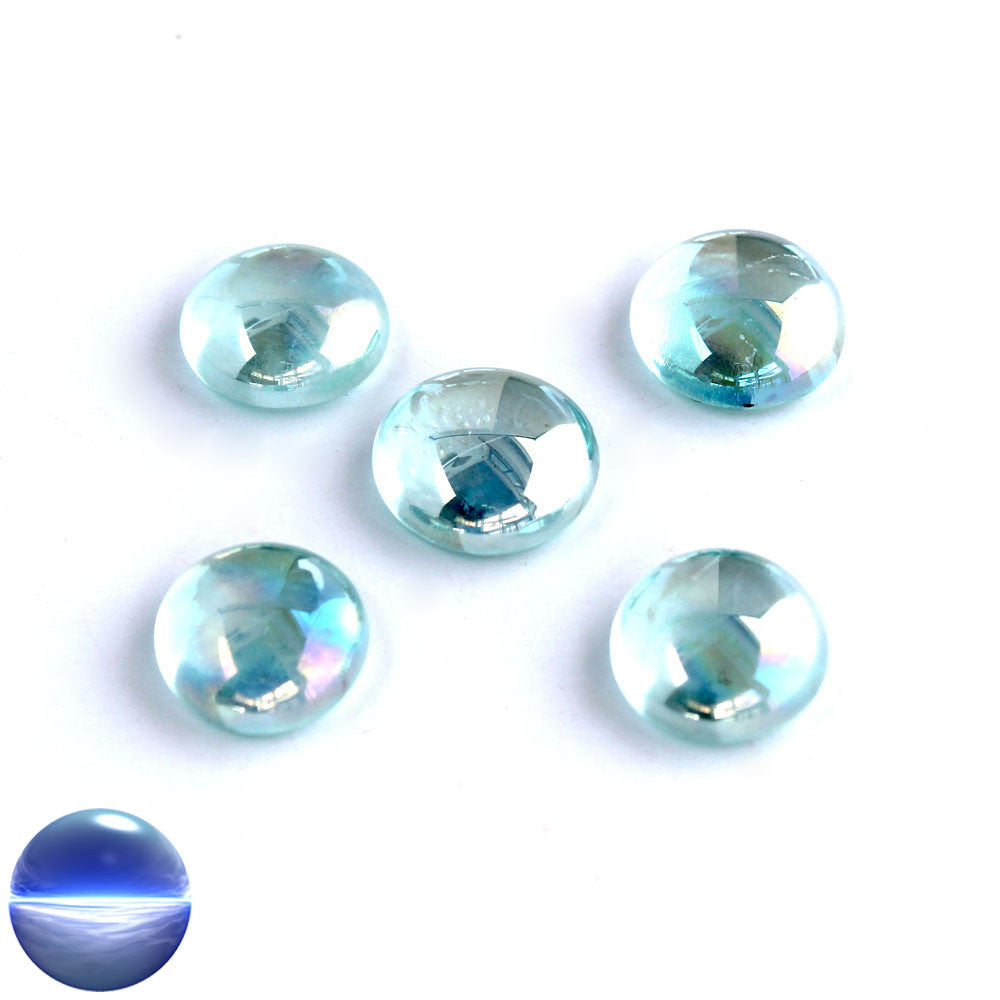 Glasnuggets - helltürkis 20mm