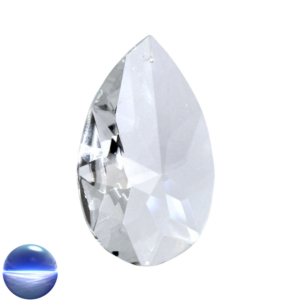 Glaskristall B - Mandel Sonne 62mm | facettiert geschliffen