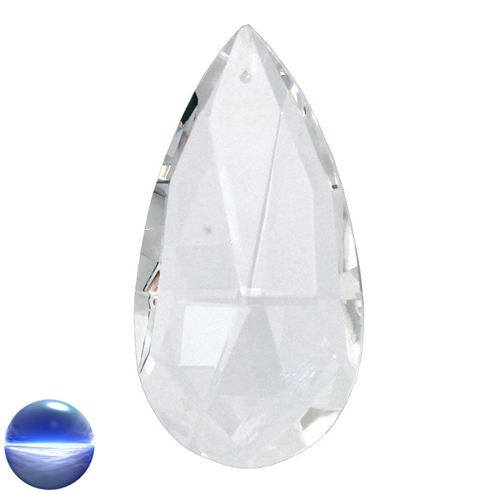 Glaskristall B - Mandel Elegance 89mm | facettiert geschliffen