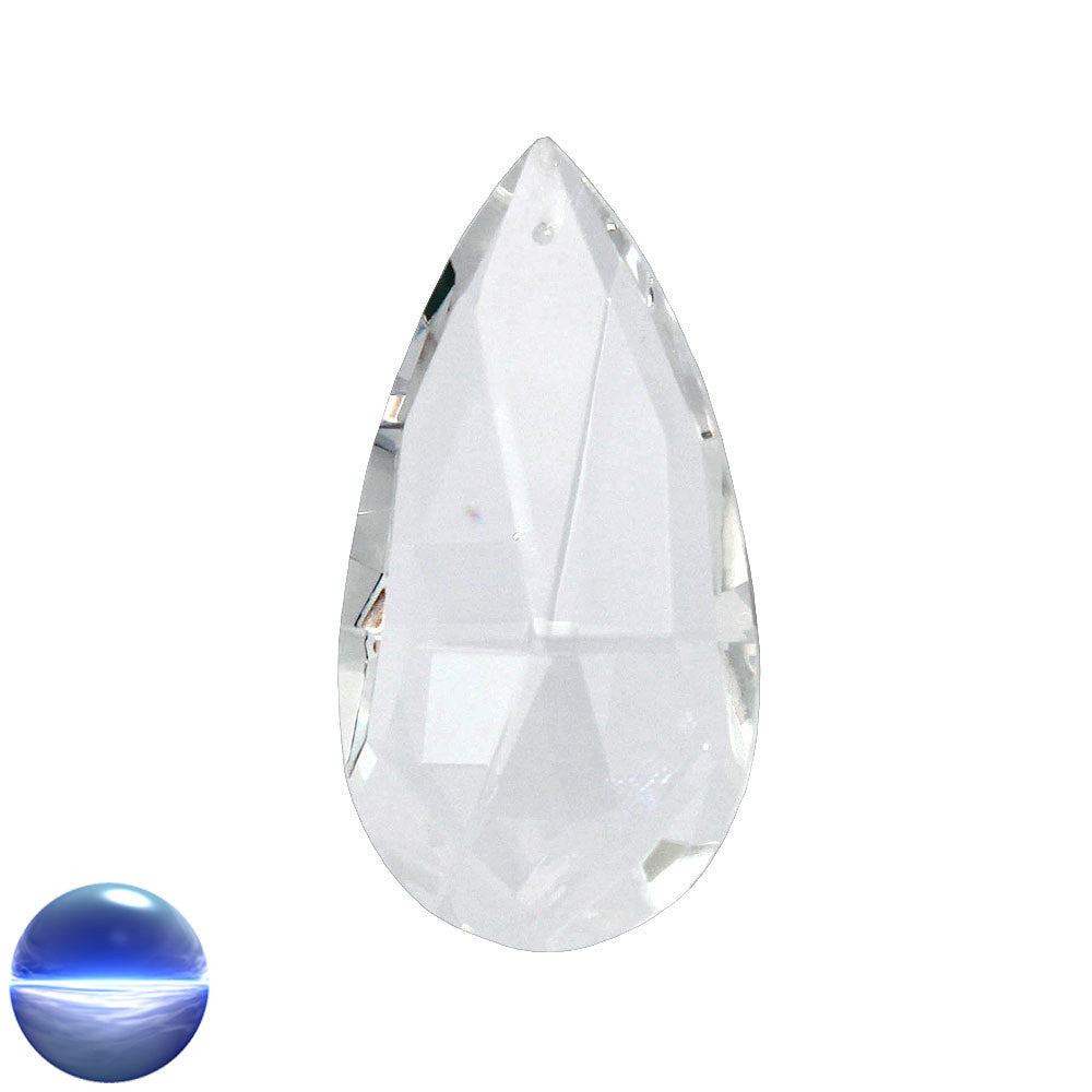 Glaskristall B - Mandel Elegance 60mm | facettiert geschliffen