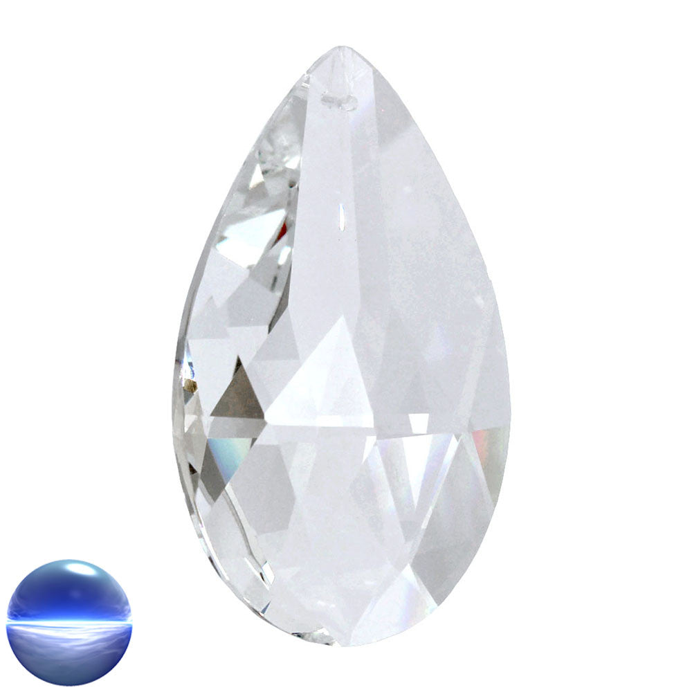 Glaskristall A - Salzburger Mandel 89mm | facettiert geschliffen