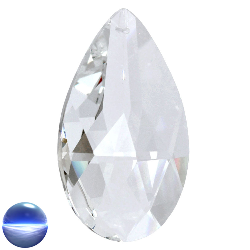 Glaskristall A - Salzburger Mandel 100mm | facettiert geschliffen