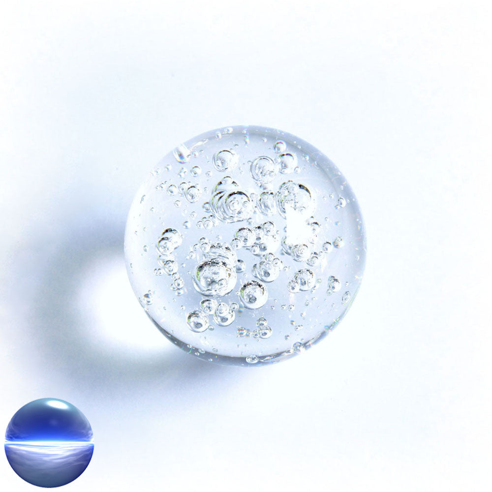 Kristallglaskugel Luftblasen - 50mm | geeignet für Innen und Aussen