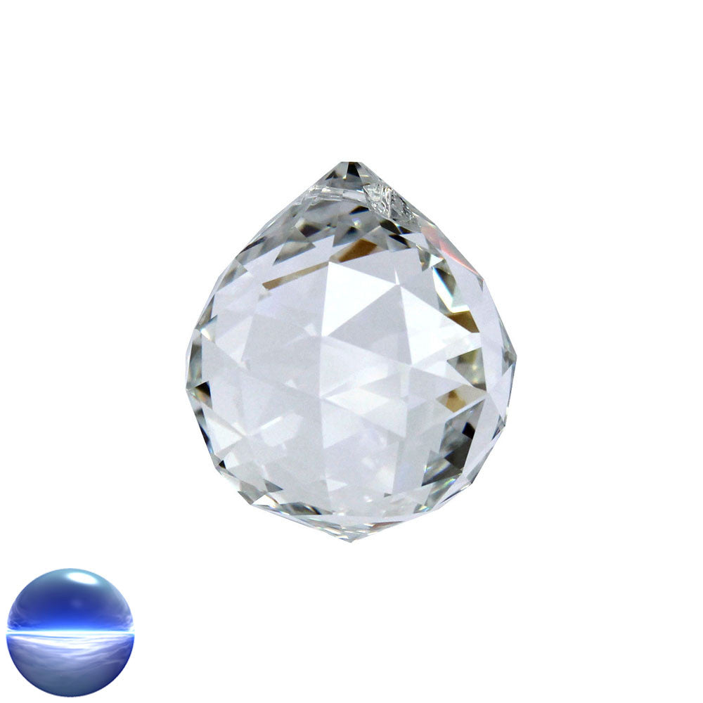 Glaskristall A - Kugel Meridian 40mm | 120 Facetten