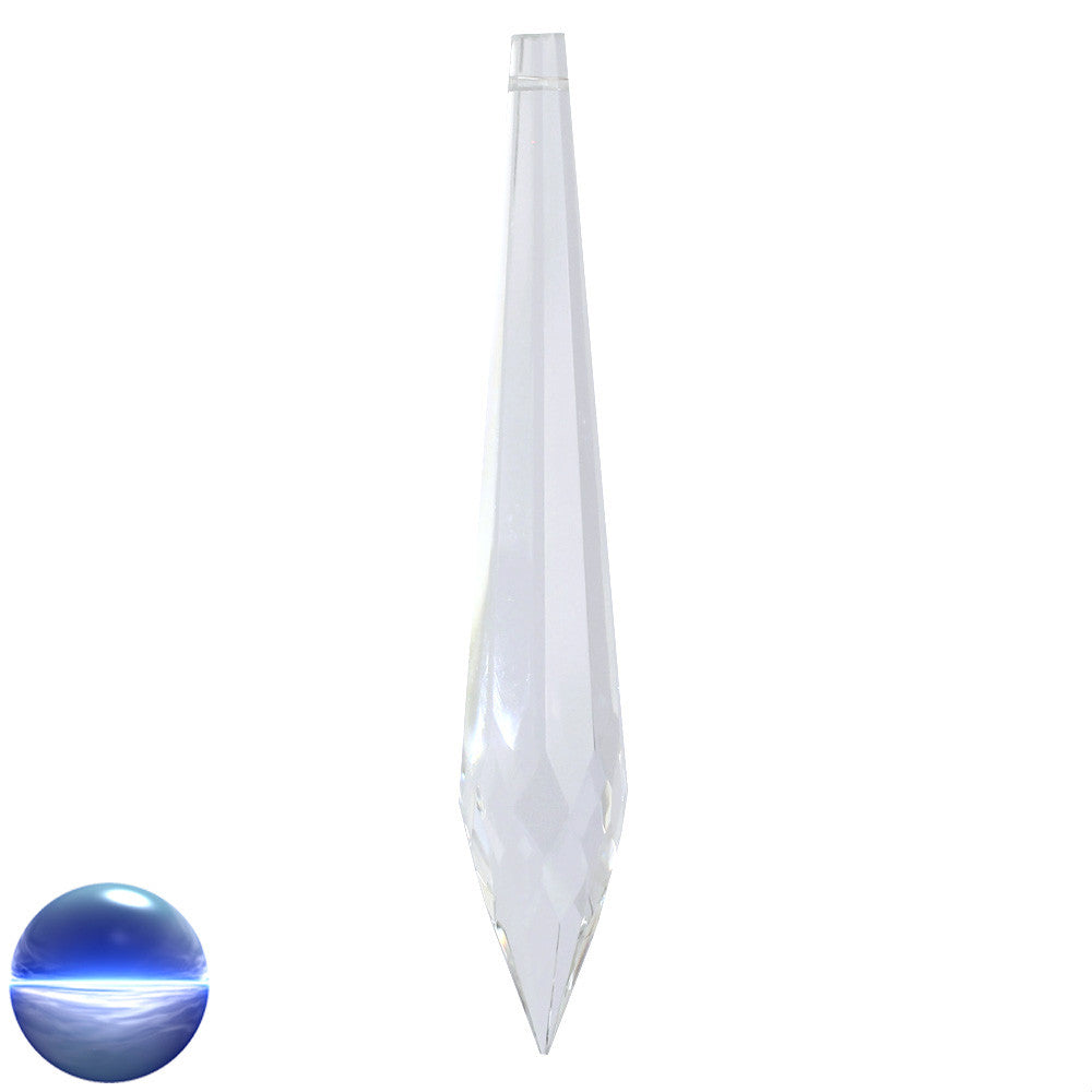 Glaskristall A - Eisspitze 120mm | facettiert geschliffen