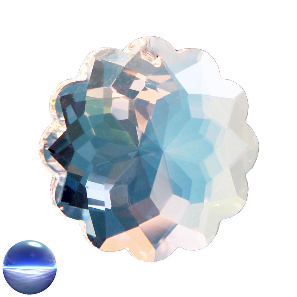 Glaskristall A - Blume | facettiert geschliffen