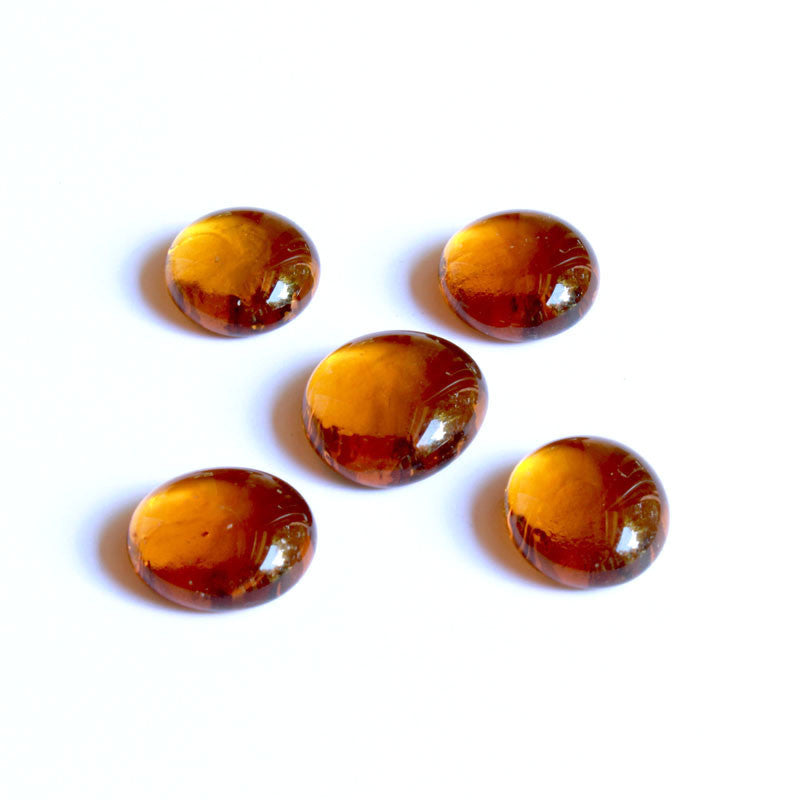Glasnuggets - amber 20mm