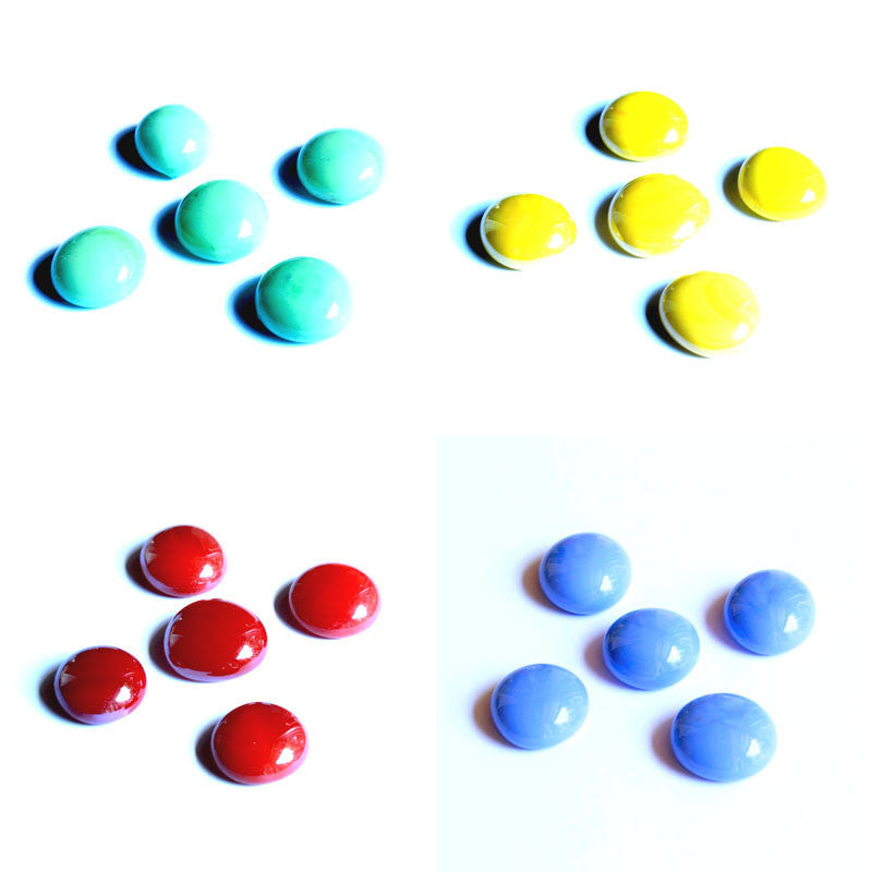 Glasnuggets - 20mm 4er-Mix 3 opak