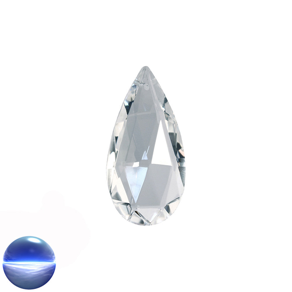 Glaskristall B - Lanzette 38mm | facettiert geschliffen