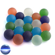 Glasmurmeln - gefrostet bunt 25mm | mit mattem Eiseffekt