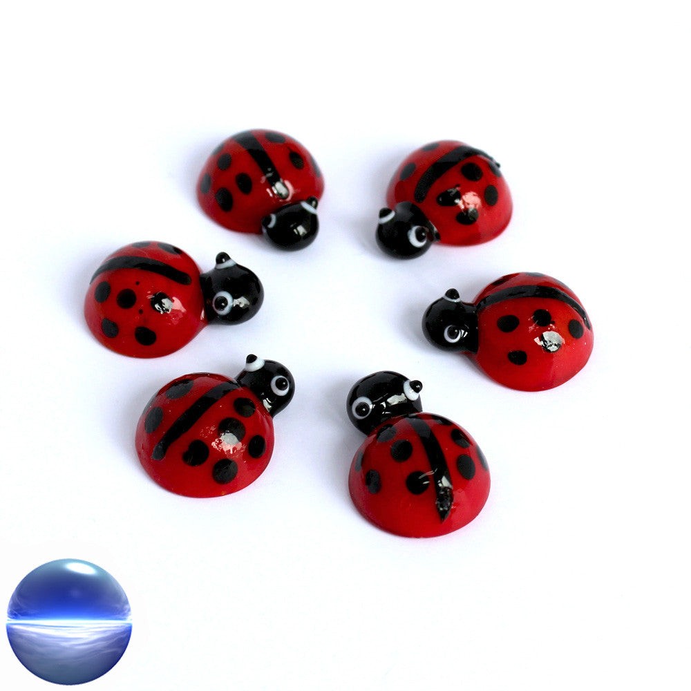 Glas-Marienkäfer 26 mm | für verschiedene Anlässe geeignet