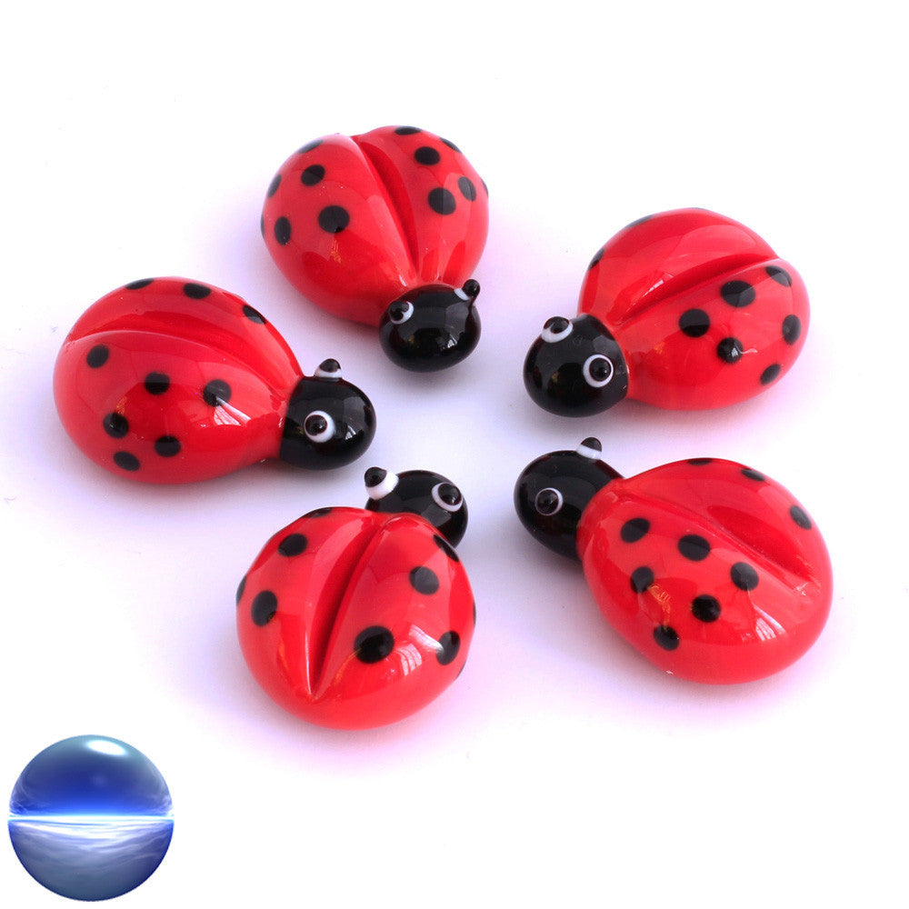 Glas-Marienkäfer 34mm | für verschiedene Anlässe geeignet
