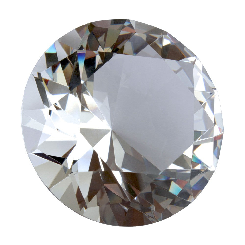 Kristallglas-Diamant A - klar 60mm | mit 56 Facetten geschliffen