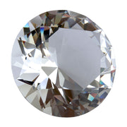 Kristallglas-Diamant A - klar 100mm | mit 56 Facetten geschliffen