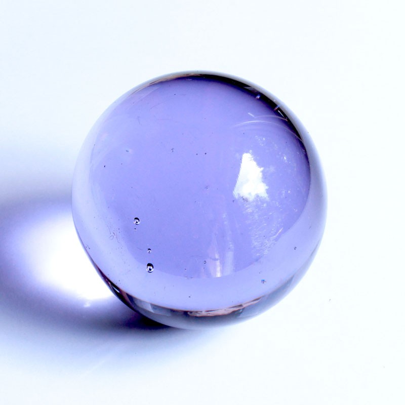 Glaskugel - lila 40mm | durchgefärbt und handgemacht