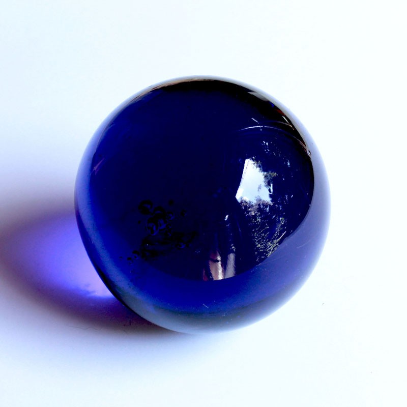Glaskugel - dunkelblau 60mm | durchgefärbt und handgemacht