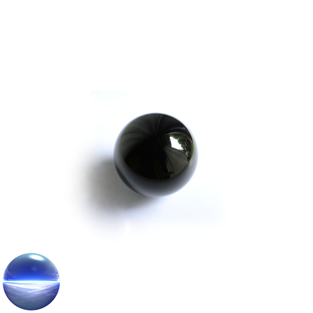 Kristallkugel Glas 30 mm - schwarz opak 30mm