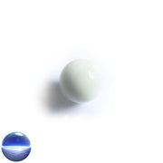 Kristallkugel Glas - weiss opak 30 mm