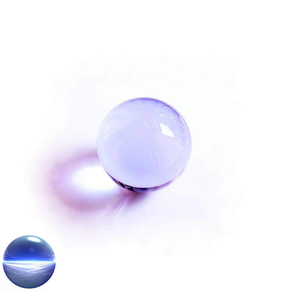 Kristallglaskugel lila 40 mm | optisch rein und ohne Schlieren