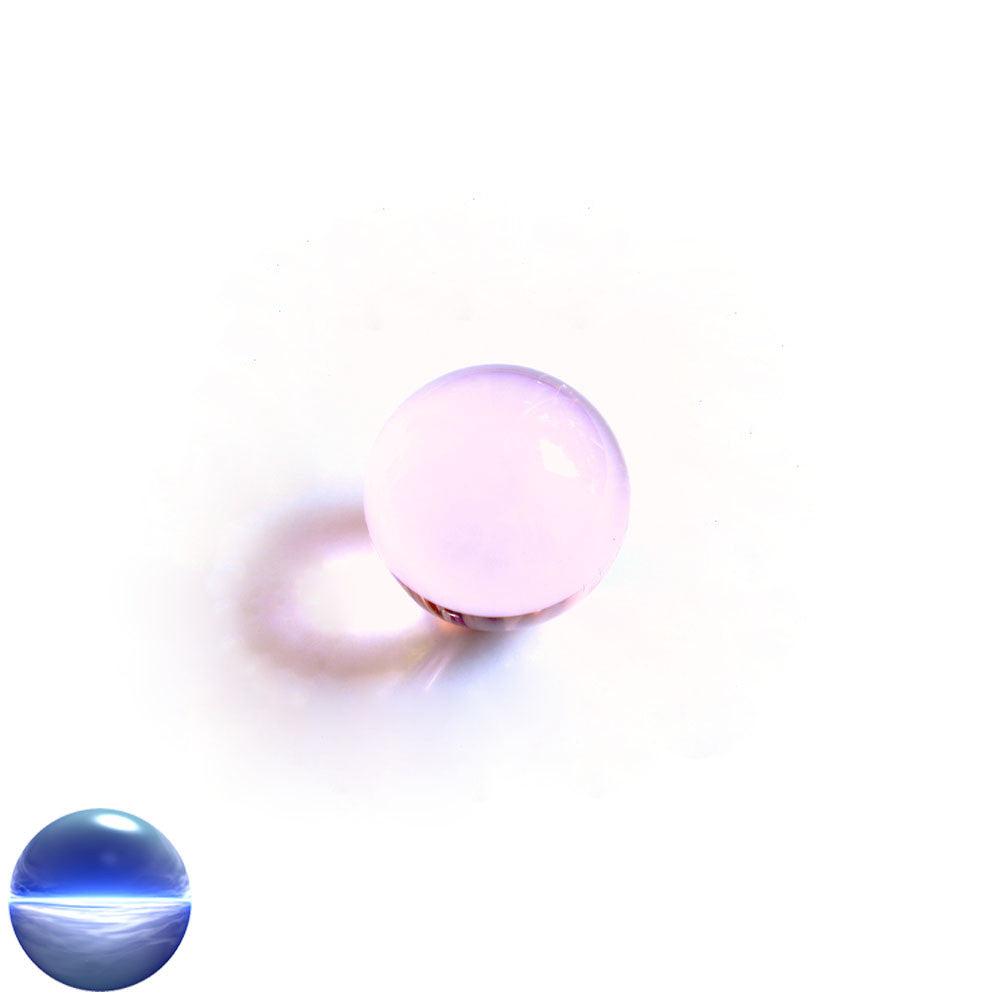 Kristallglaskugel rosa 40 mm | optisch rein und ohne Schlieren