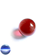 Kristallglaskugel rot 40 mm| optisch rein und ohne Schlieren