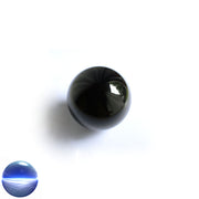 Kristallkugel Glas - schwarz opak 40mm