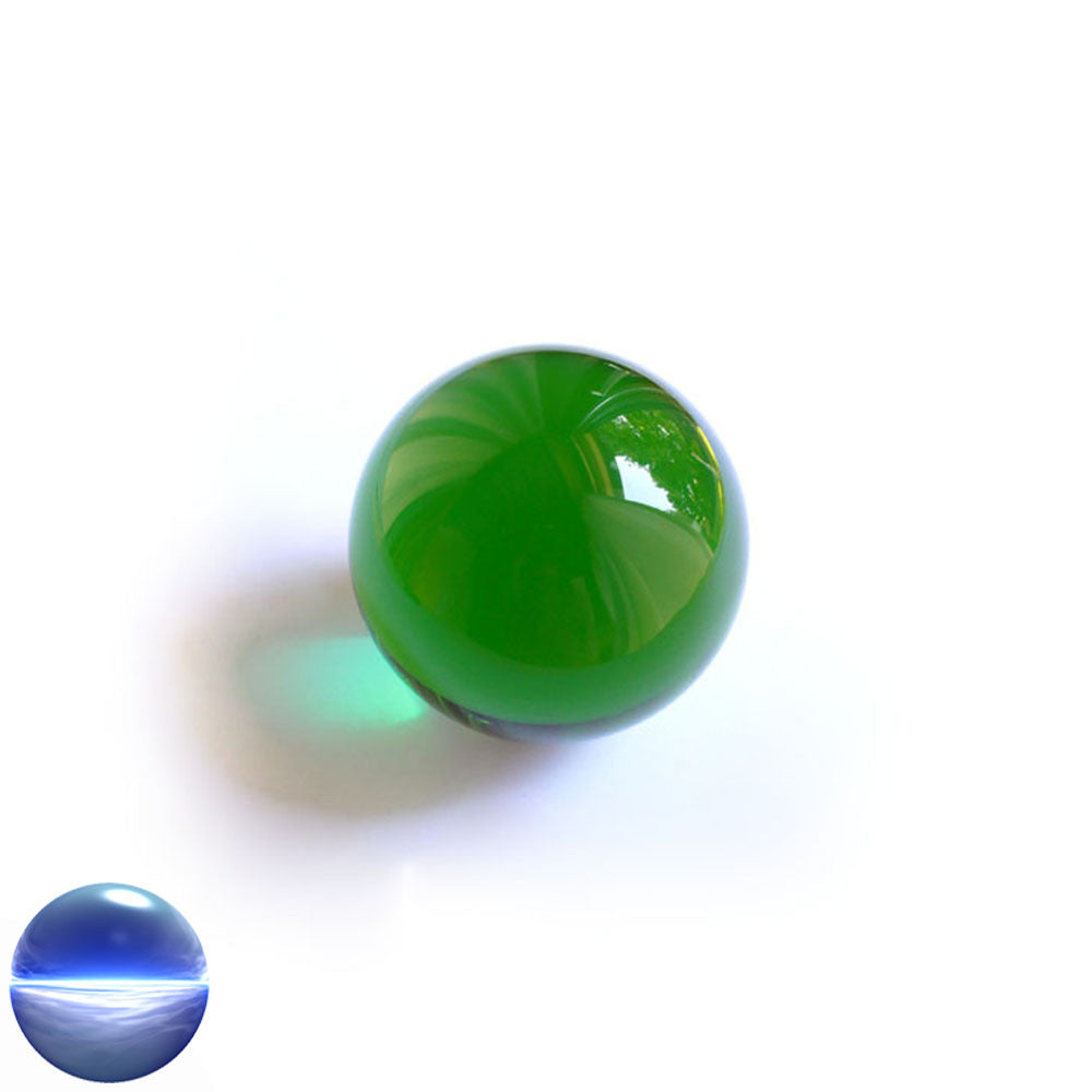 Kristallglaskugel grün 50 mm | optisch rein und ohne Schlieren