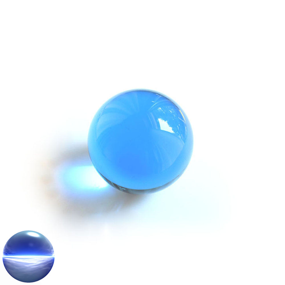 Kristallglaskugel hellblau 50 mm | optisch rein und ohne Schlieren
