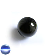 Kristallkugel Glas - schwarz opak 50mm