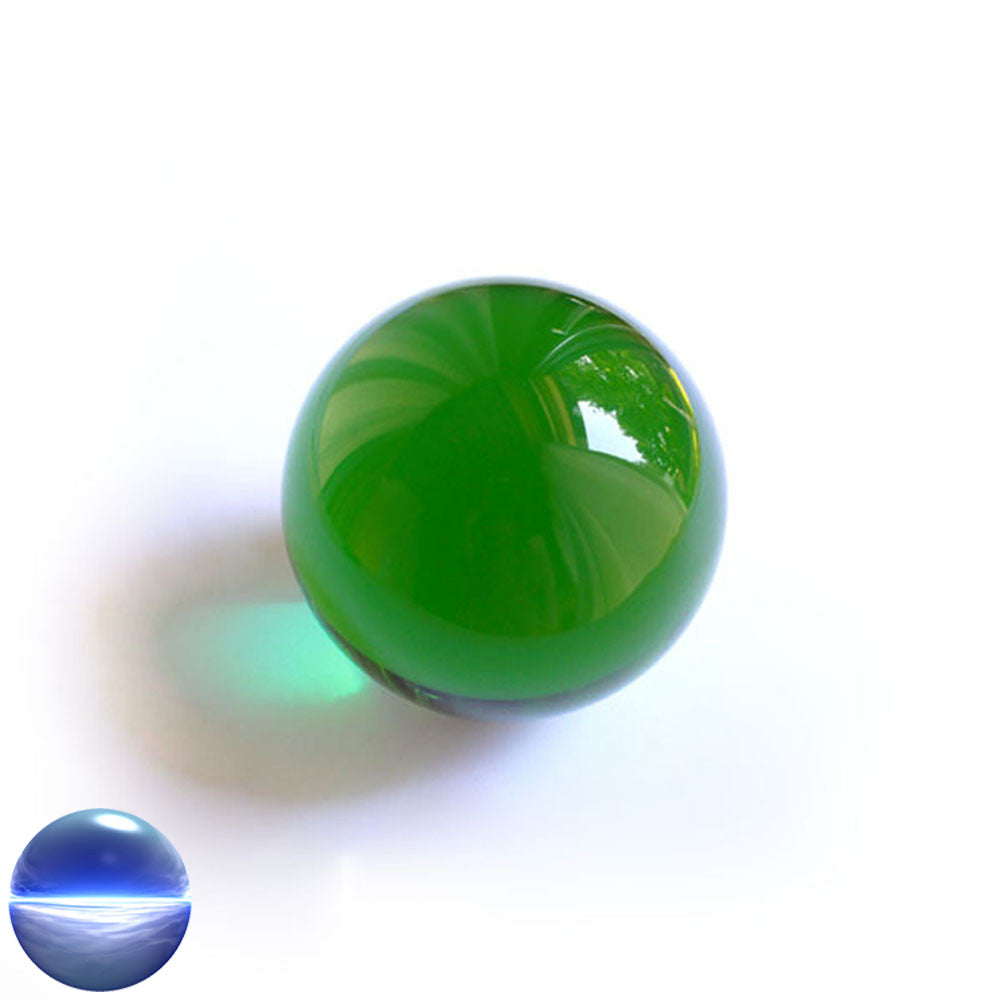 Kristallglaskugel grün 70 mm | optisch rein und ohne Schlieren