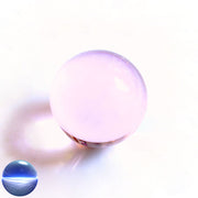Kristallglaskugel rosa 80 mm | optisch rein und ohne Schlieren