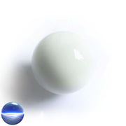 Kristallkugel Glas - weiss opak 80 mm