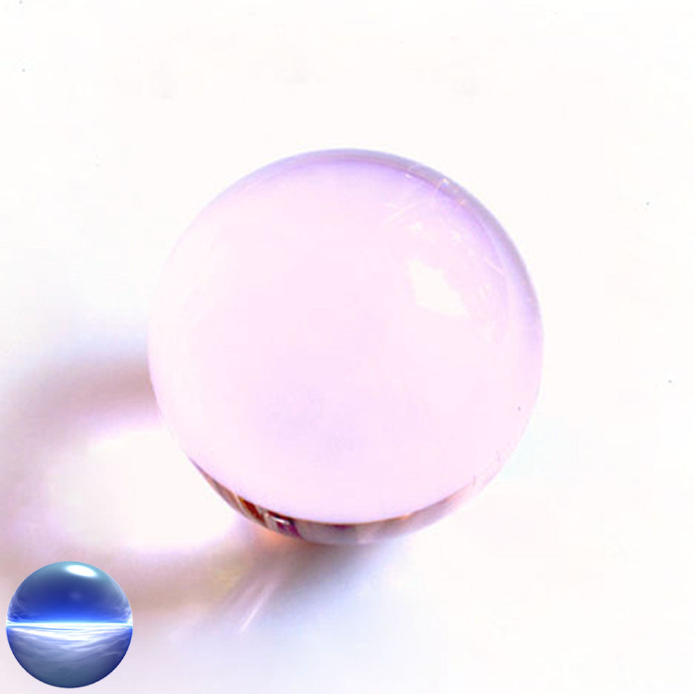 Kristallglaskugel rosa 100 mm | optisch rein und ohne Schlieren