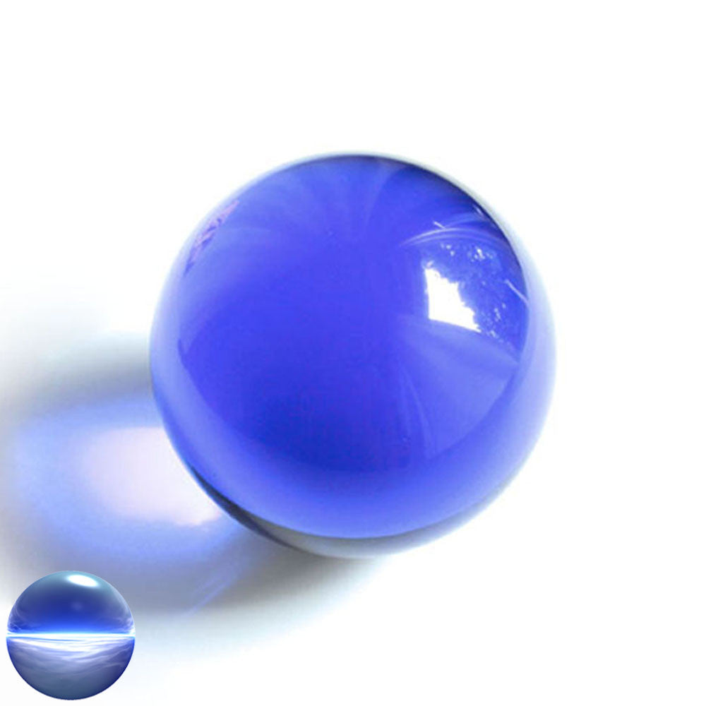Kristallglaskugel dunkelblau 100 mm | optisch rein und ohne Schlieren