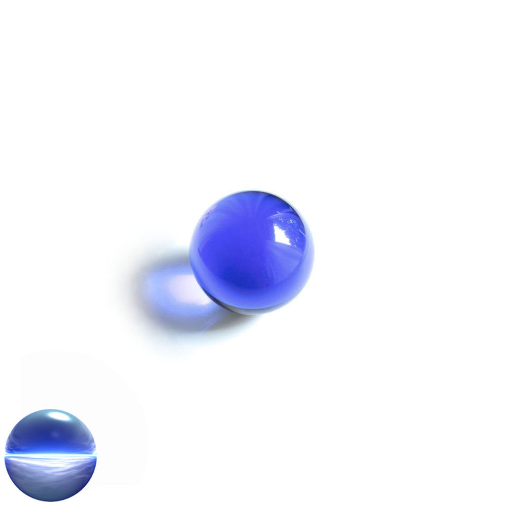 Kristallglaskugel dunkelblau 25 mm | optisch rein und ohne Schlieren