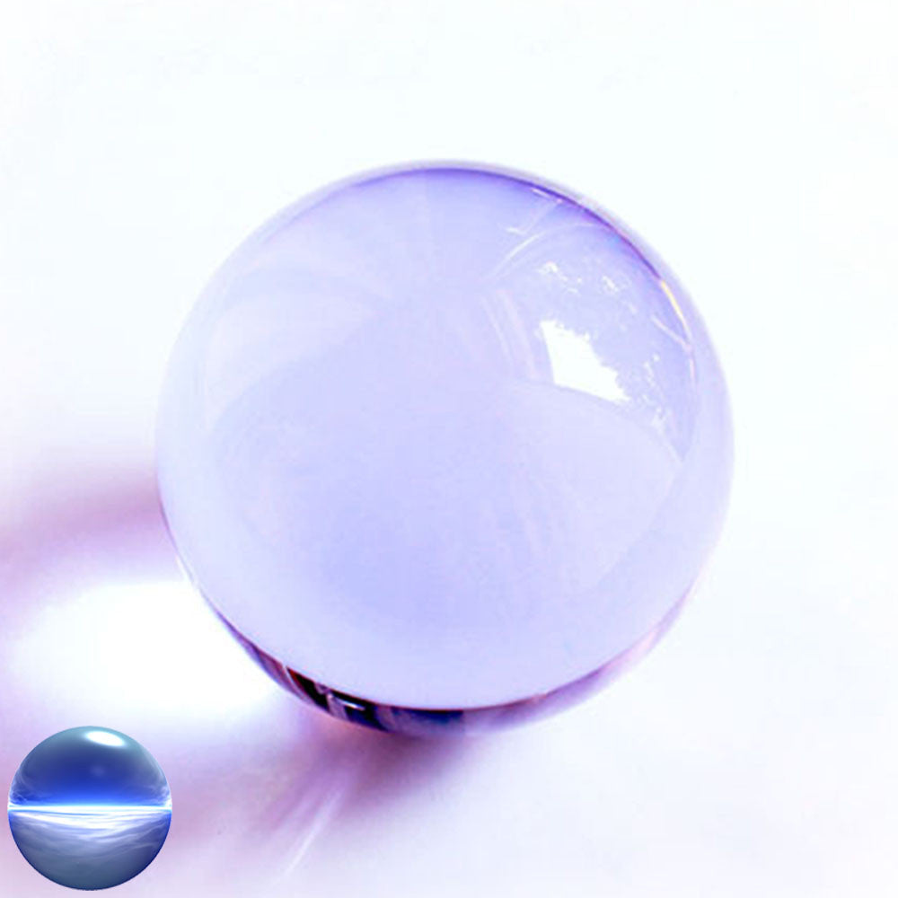 Kristallglaskugel lila 120 mm | optisch rein und ohne Schlieren