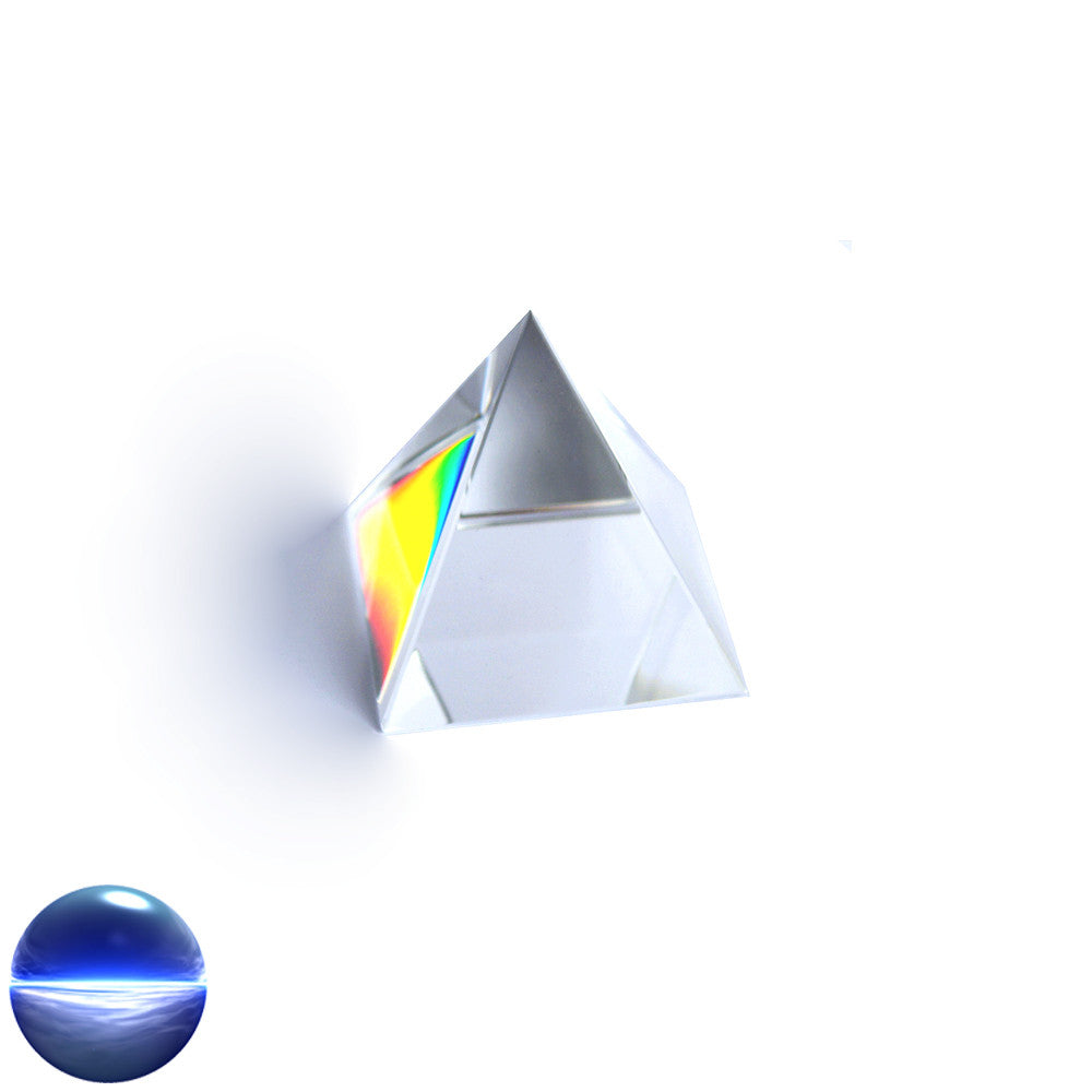 Pyramide Kristallglas - klar 4cm | optisch rein ohne Schlieren