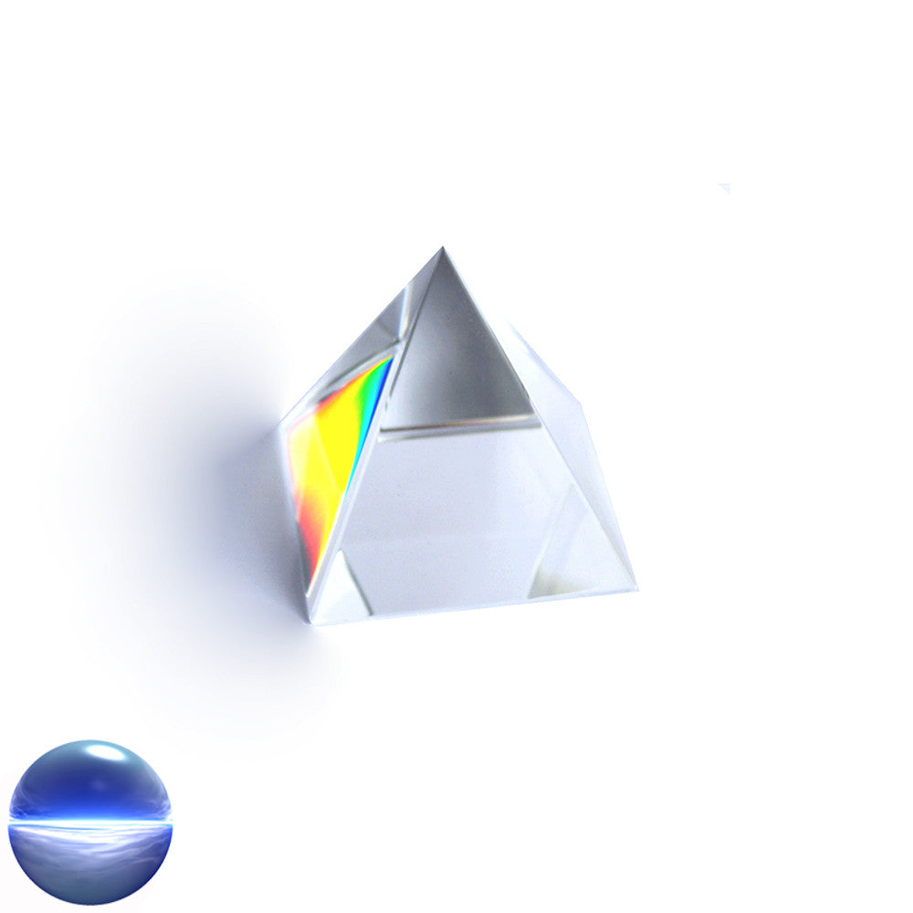 Pyramide Kristallglas - klar 5 cm | optisch rein ohne Schlieren