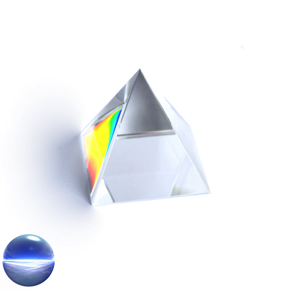 Pyramide Kristallglas - klar 7 cm | optisch rein ohne Schlieren