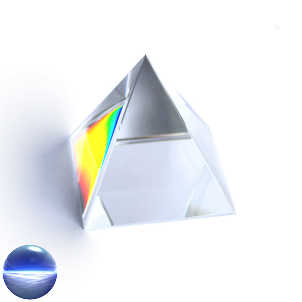 Pyramide Kristallglas klar 10cm | optisch rein ohne Schlieren