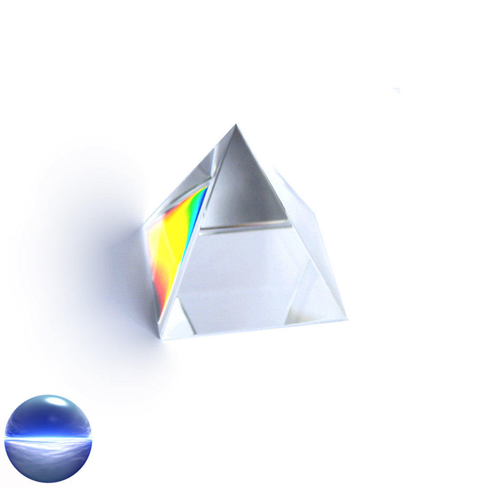 Pyramide Kristallglas - klar 6cm | optisch rein ohne Schlieren