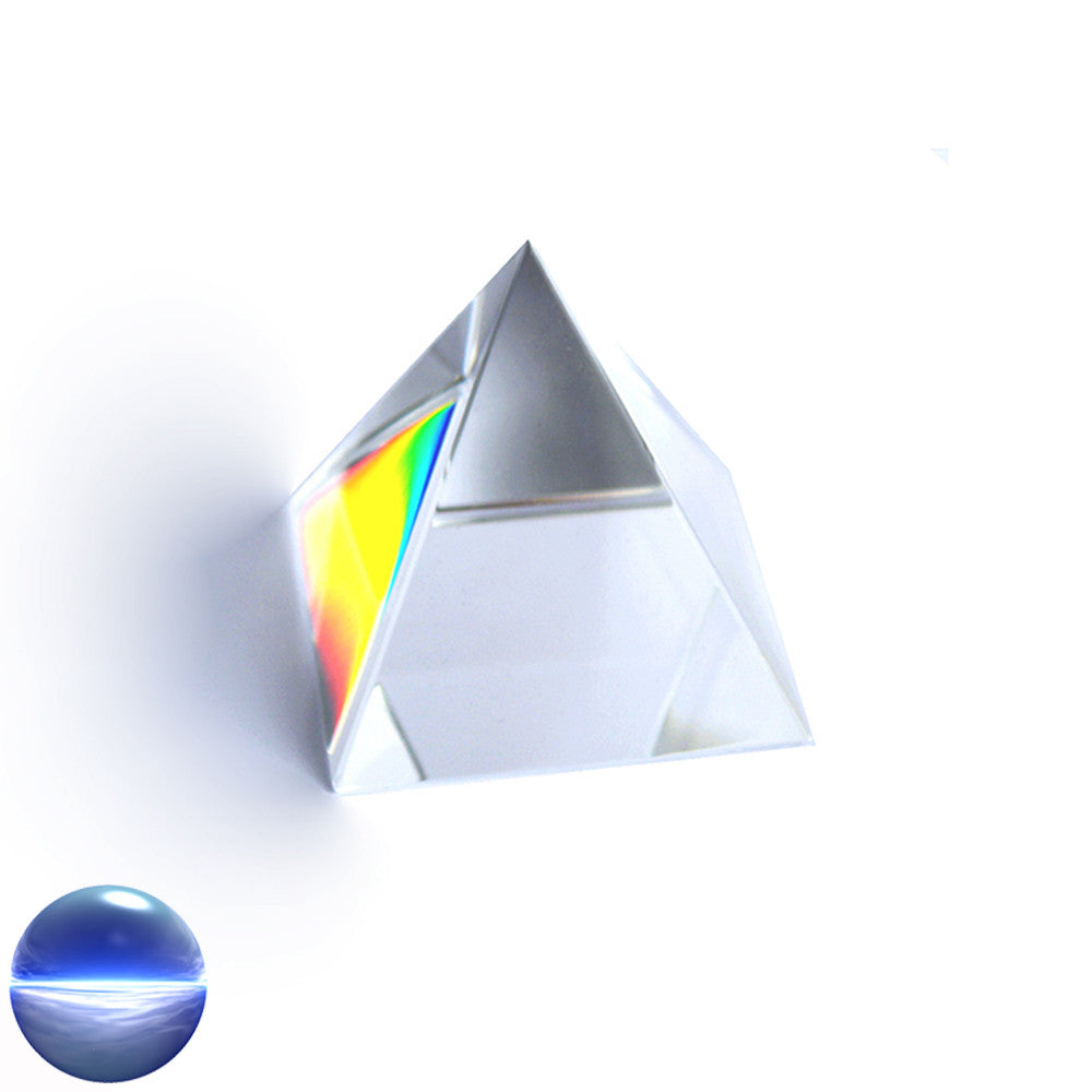 Pyramide Kristallglas - klar 8cm | optisch rein ohne Schlieren