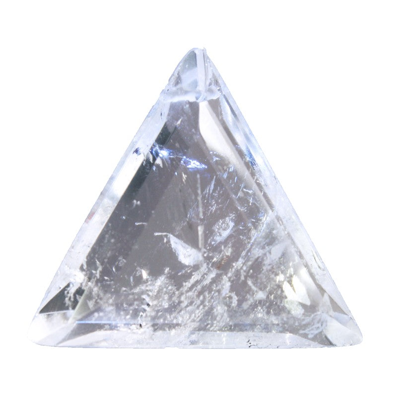 Lichtkristall Bergkristall Triangel 35 mm