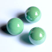 Glasmurmeln grün opak 25mm | lichtundurchlässig