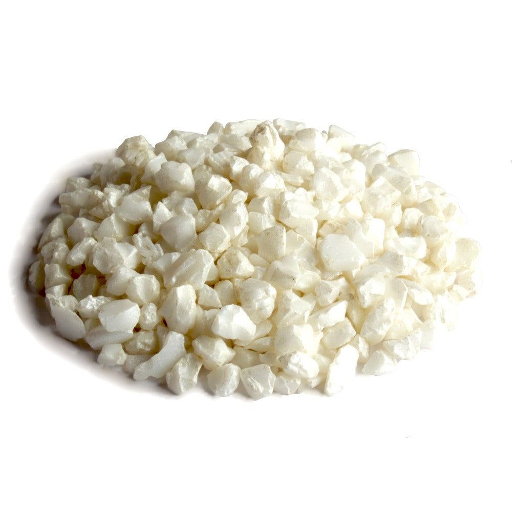 Glassteine 4 - 10 mm creme opak