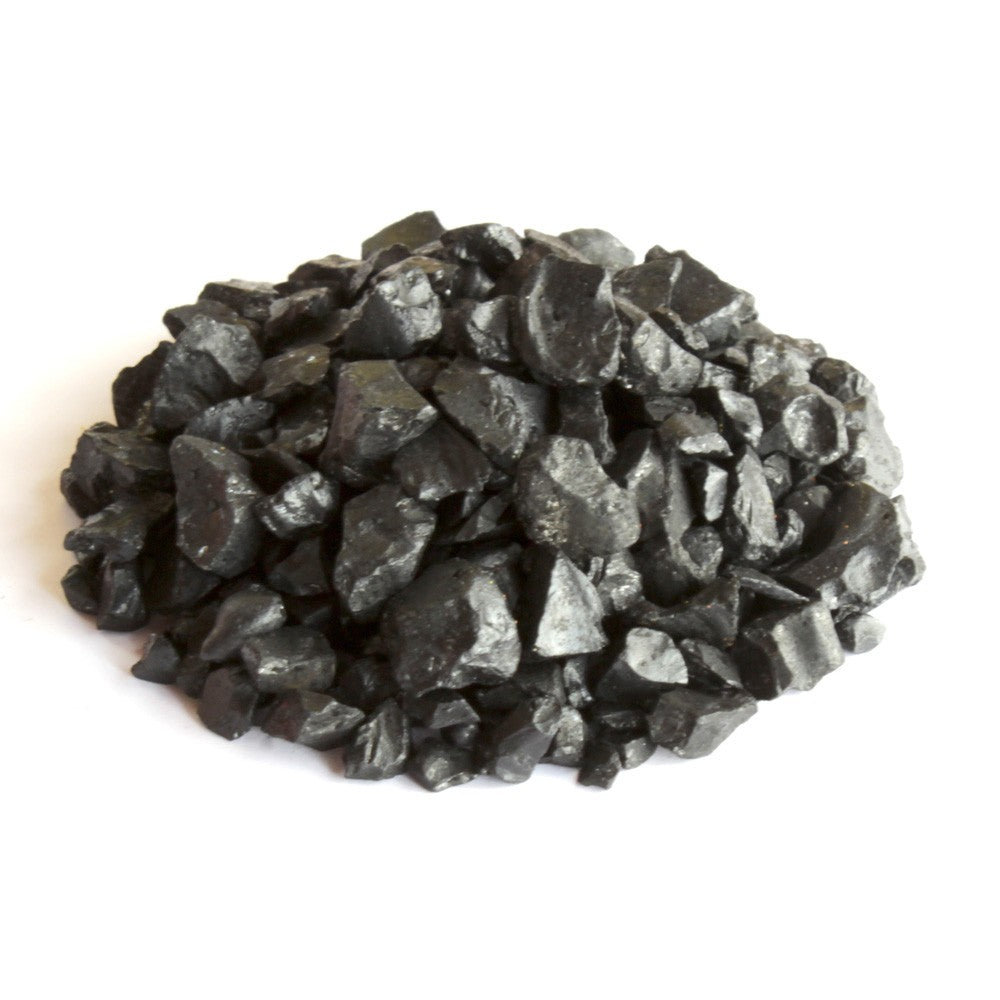 Glassteine 4 - 10 mm schwarz opak