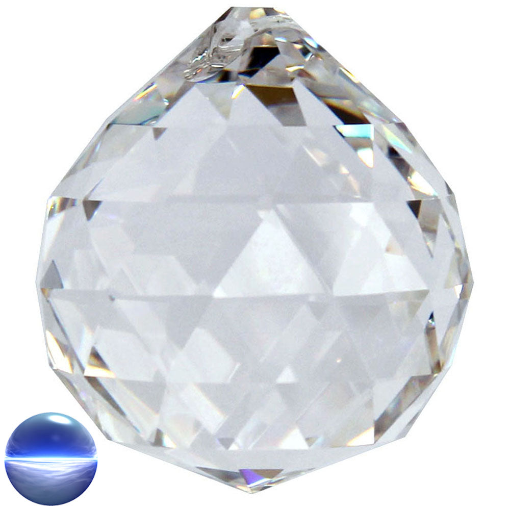 Glaskristall B - Kugel Dreieck 100mm